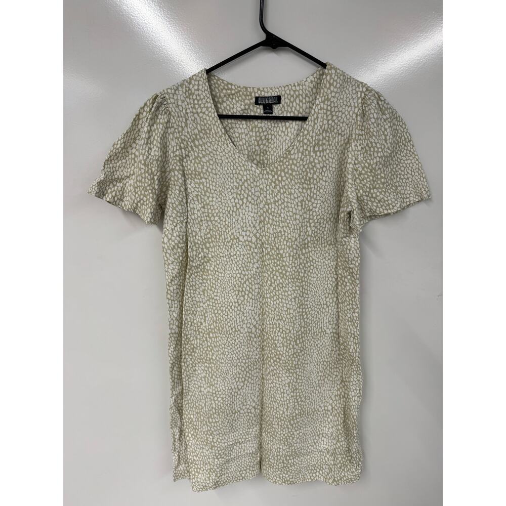 Original Nicole Miller Dress Linen Blend S/S  Size S